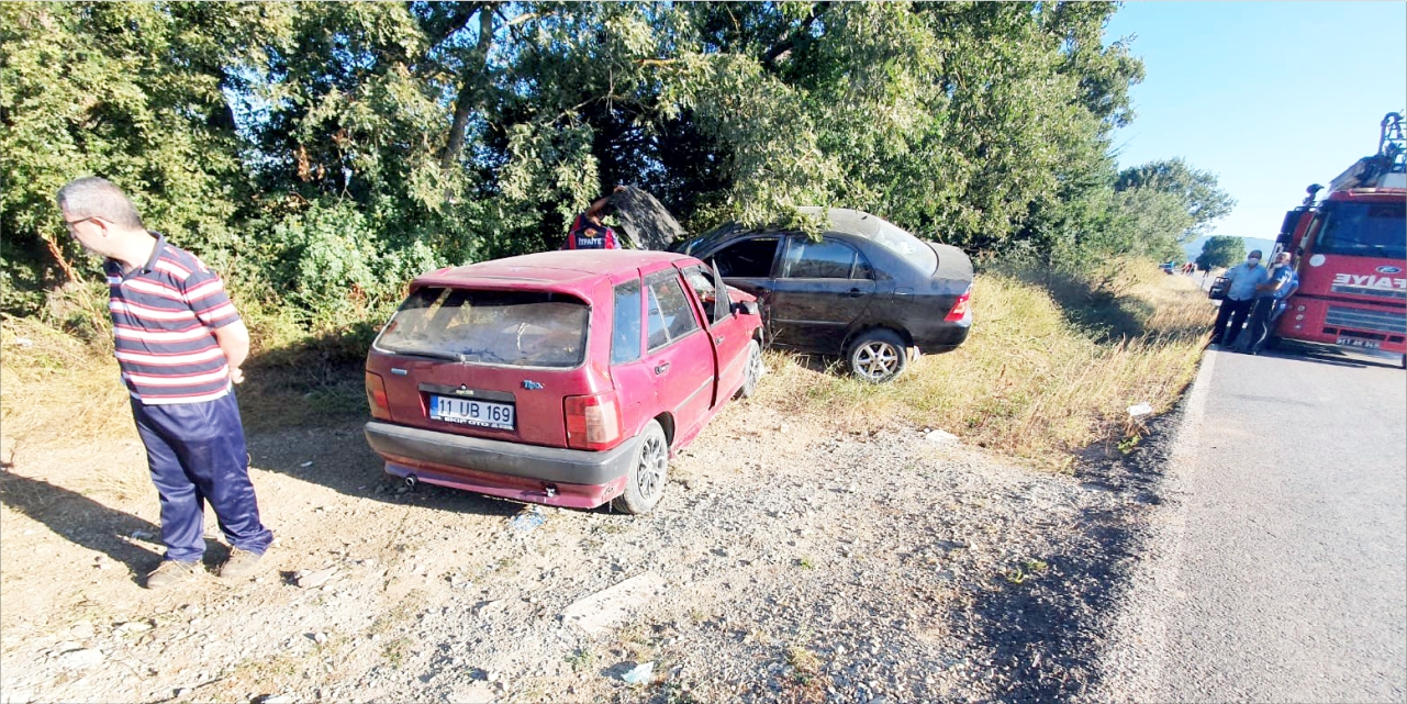 Pazaryeri yolunda kaza