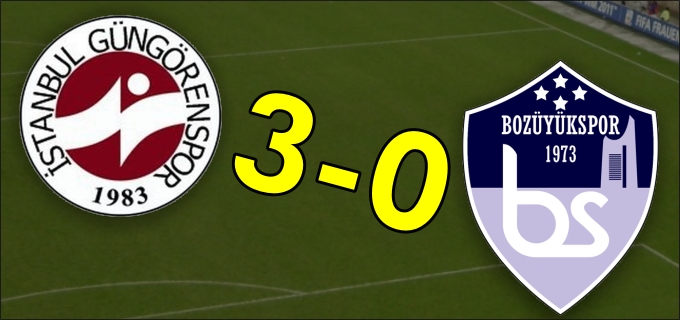 İSTANBUL GÜNGÖRENSPOR:3 BOZÜYÜKSPOR:0