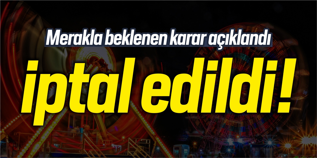 Gölpazarı panayırı iptal edildi!