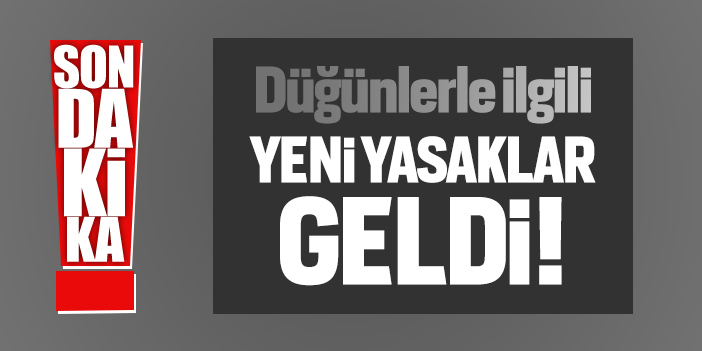 Bozüyük'te açık alan düğünleri yasaklandı