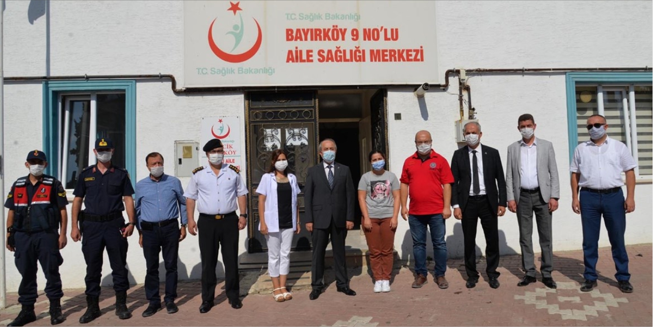 Bayırköy'de korona denetimi!