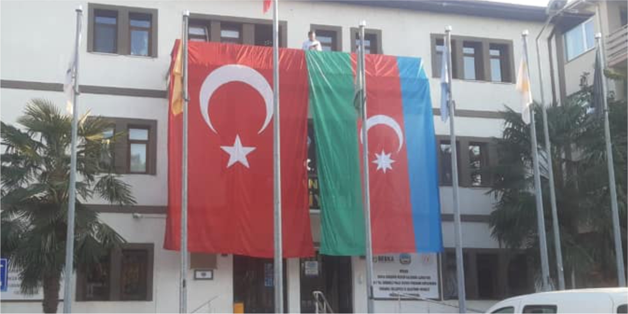 Osmaneli'den kardeş Azerbaycan'a destek