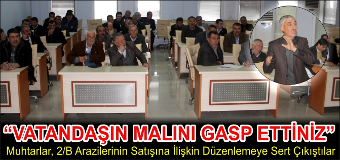 "VATANDAŞIN MALINI GASP ETTİNİZ"