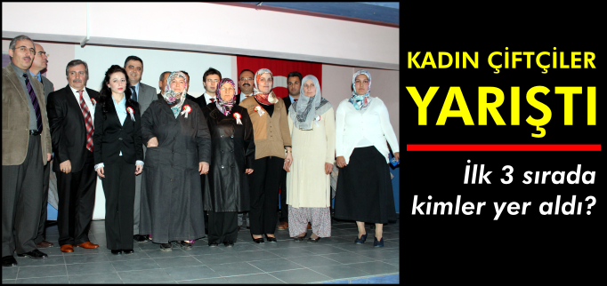 KADIN ÇİFTÇİLER YARIŞTI