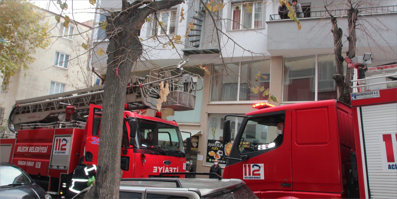 Ocakta unutulan yemek ekipleri alarma geçirdi