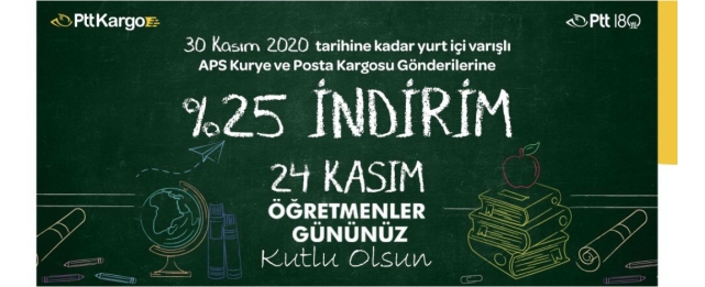 PTT'den öğretmenlere özel kampanya