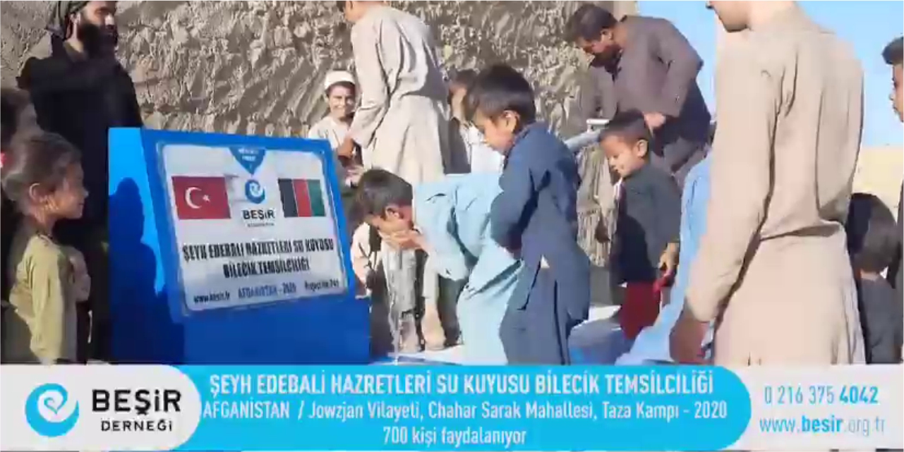 Beşir Derneği, Afganistan’da su kuyusu açtı