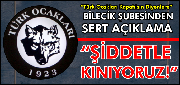 "ŞİDDETLE KINIYORUZ"