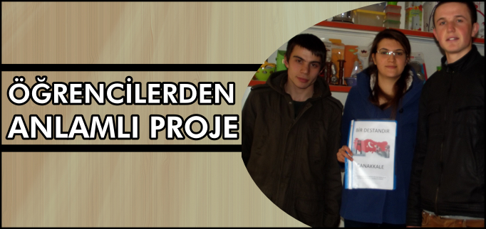 ÖĞRENCİLERDEN ANLAMLI PROJE