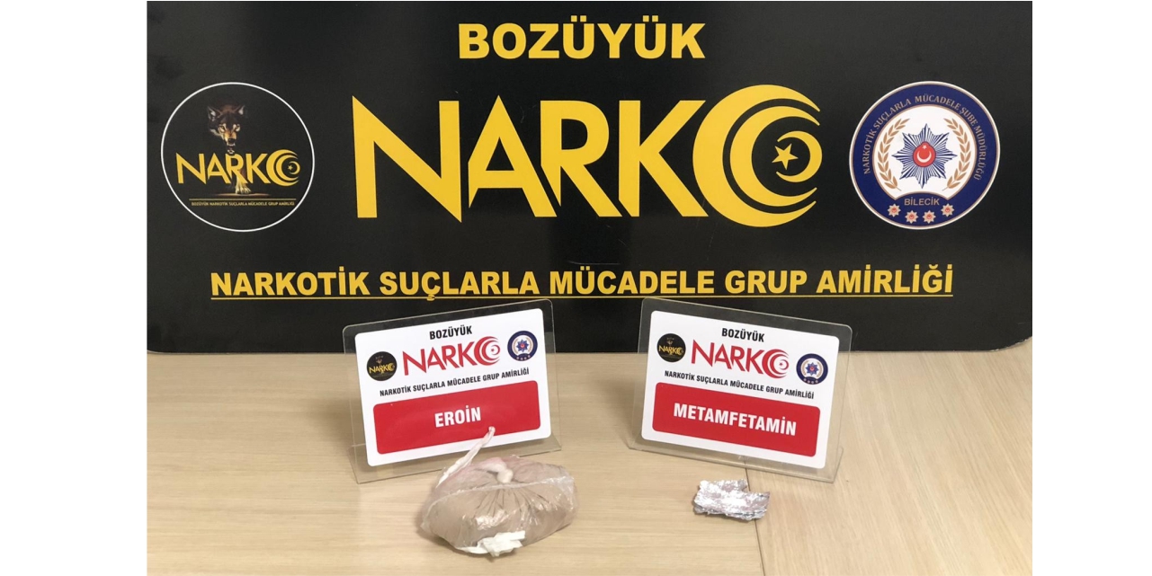 Bozüyük'te eroin yakalandı