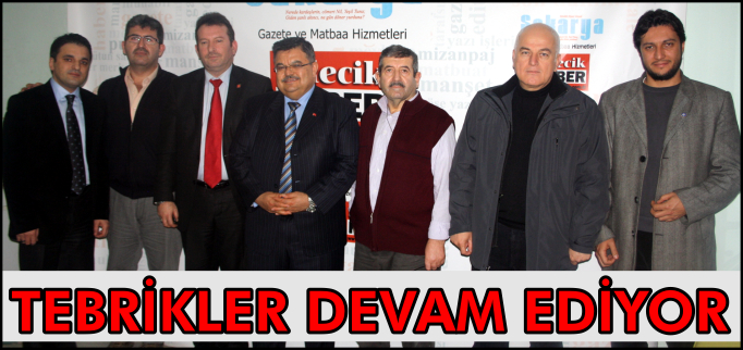 TEBRİKLER DEVAM EDİYOR