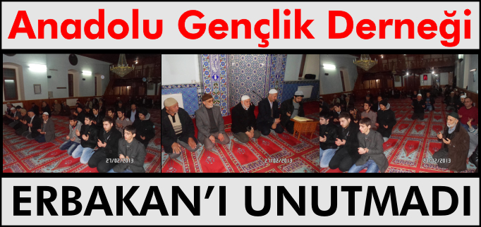 AGD, ERBAKAN’I UNUTMADI