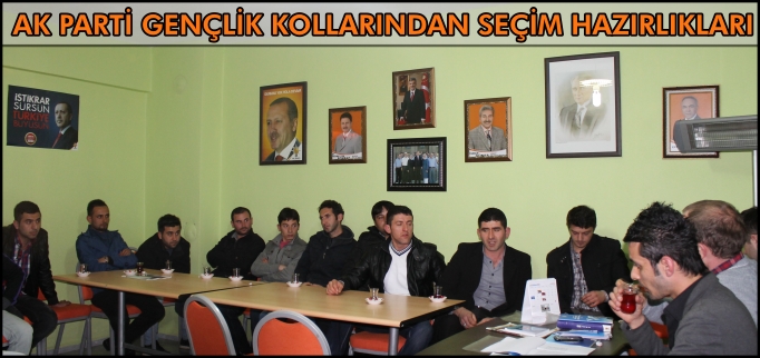 AK PARTİ GENÇLİK KOLLARI’NDAN SEÇİM HAZIRLIKLAR