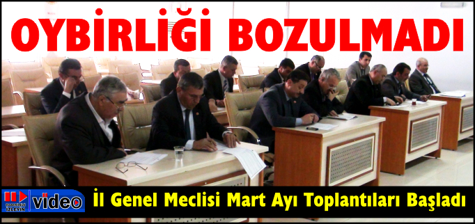 OYBİRLİĞİ BOZULMADI