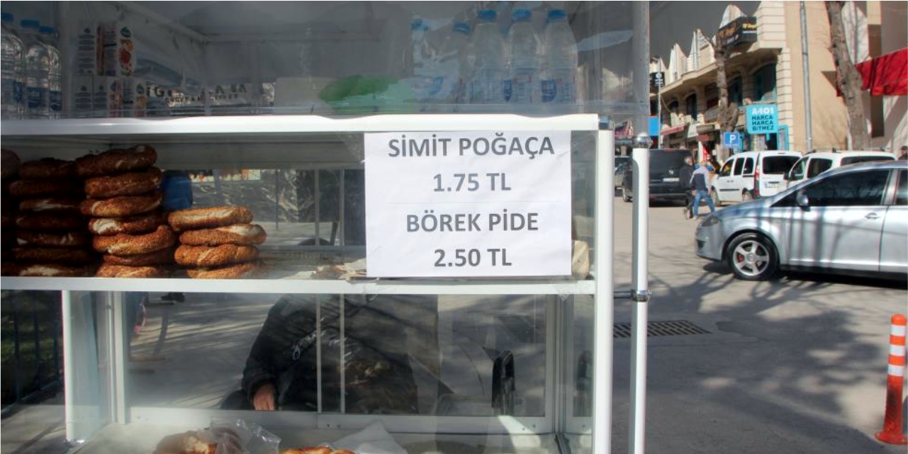 Simit ve poğaçaya zam geldi