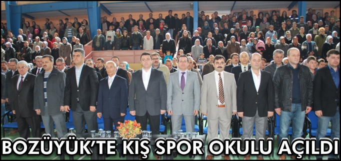 BOZÜYÜK’TE KIŞ SPORLARI OKULU AÇILDI