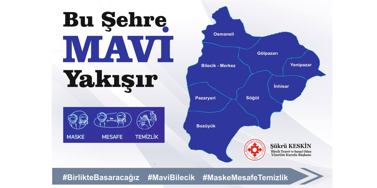 Bilecik'e 'Mavi' yakışır