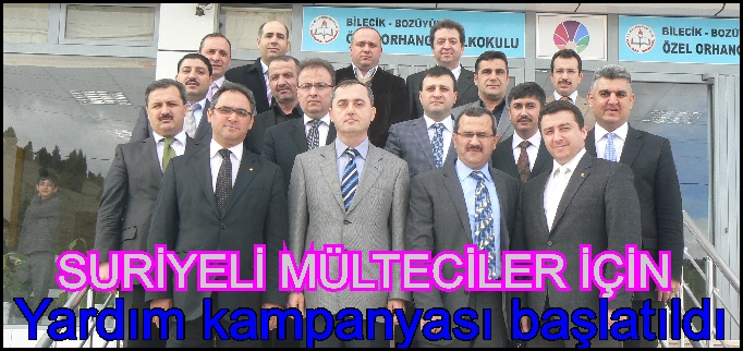 SURİYELİ MÜLTECİLER İÇİN YARDIM KAMPANYASI BAŞLATILDI.