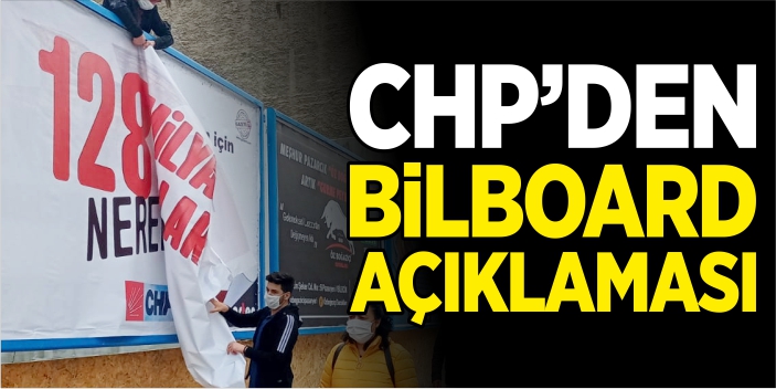 CHP’den ‘Bilboard’ Açıklaması!