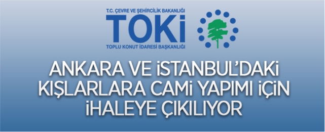 TOKİ'den cami yapım ihalesi