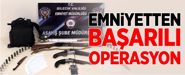 Emniyetten başarılı operasyon