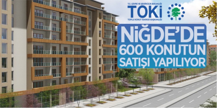 600 konut satışa çıktı