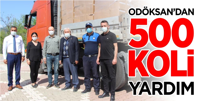 ODÖKSAN'dan 500 koli yardım