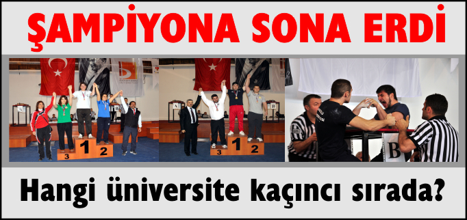 ŞAMPİYONA SONA ERDİ