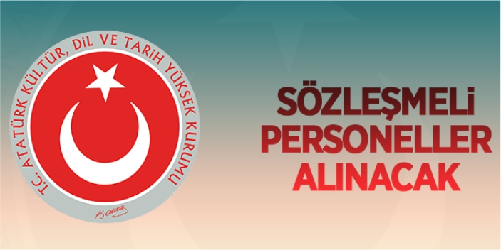 Sözleşmeli personel alınacak