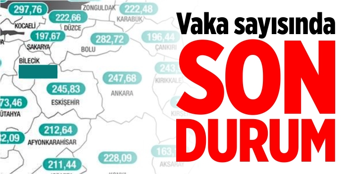 Vaka sayılarında son durum!