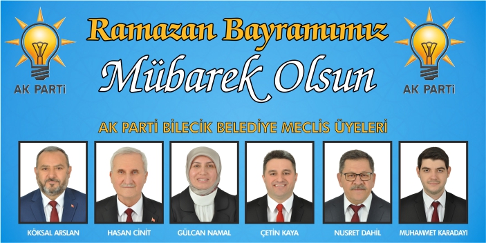 AK Parti Belediye Meclis Üyeleri Ramazan Bayramı Kutlama Mesajı