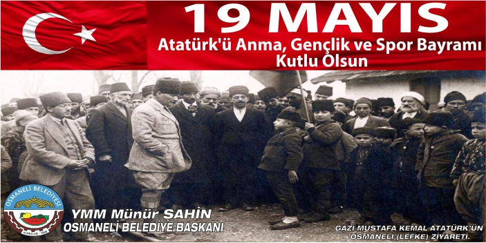 Osmaneli Belediyesi - 19 Mayıs Kutlama İlanı