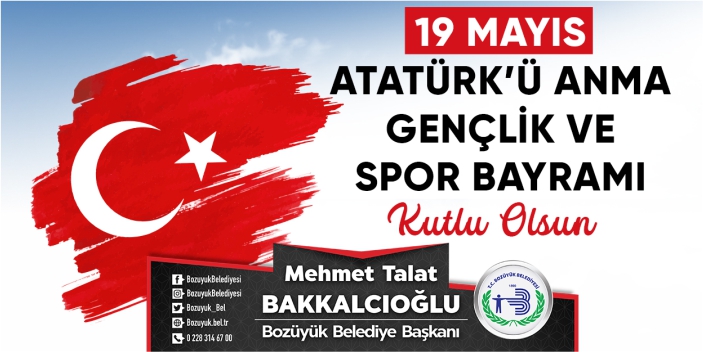 Bozüyük Belediyesi - 19 Mayıs Kutlama İlanı