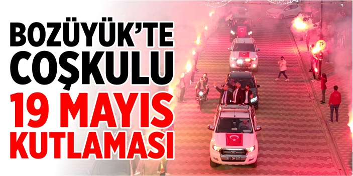 Bozüyük'te 19 Mayıs coşkusu araç konvoy ile yaşandı