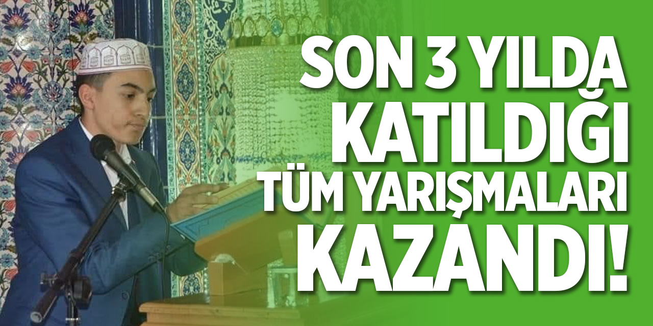 Son üç yılda katıldığı yarışmaların tamamını kazandı