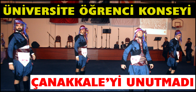 ÖĞRENCİ KONSEYİ ÇANAKKALE’Yİ UNUTMADI