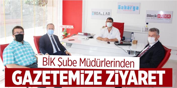 Basın İlan Kurumu şube müdürlerinden gazetemize ziyaret