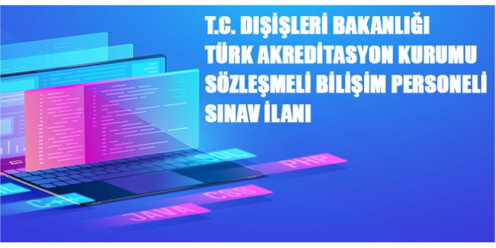 Sözleşmeli bilişim personeli alınacak