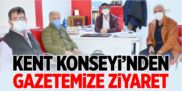 Kent Konseyi’nden gazetemize ziyaret