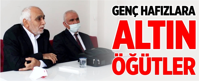 Genç hafızlara altın öğütler