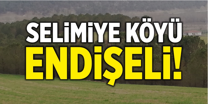 Selimiye köyü endişeli!