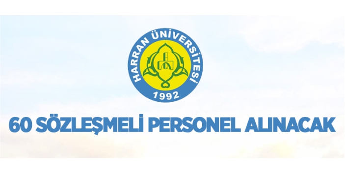 Harran Üniversitesi personel alıyor