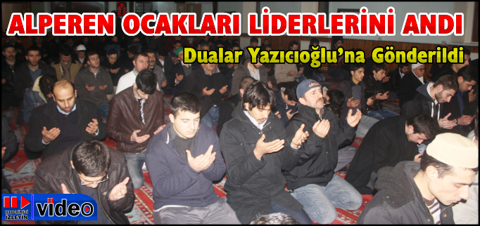 ALPERENLER, LİDERLERİNİ ANDI