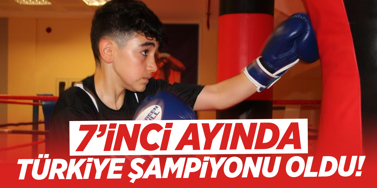 7'inci ayında Türkiye şampiyonu oldu