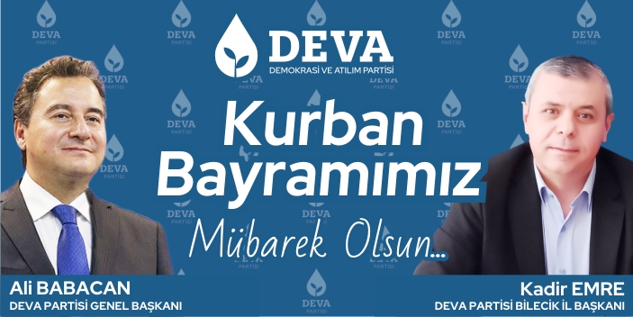 DEVA Partisi - Bayram Tebrik İlanı