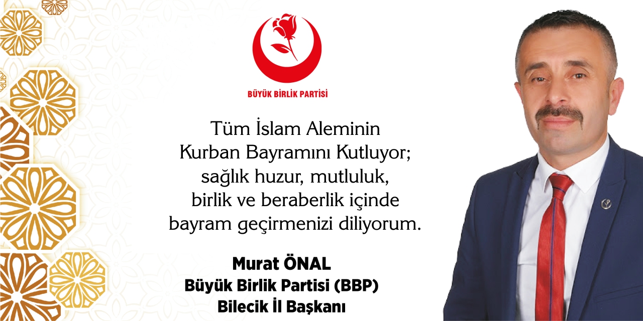 Büyük Birlik Partisi - Bayram Tebrik İlanı