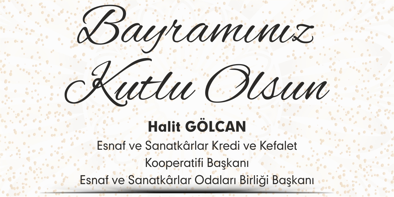 Bilecik Esnaf ve Sanatkarlar Odası - Bayram Tebrik İlanı