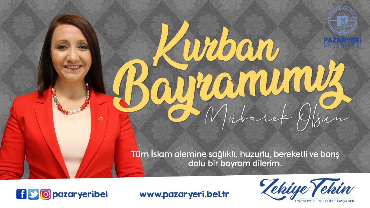 Pazaryeri Belediyesi - Bayram Tebrik İlanı