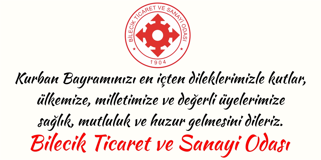 Bilecik TSO - Bayram Tebrik İlanı