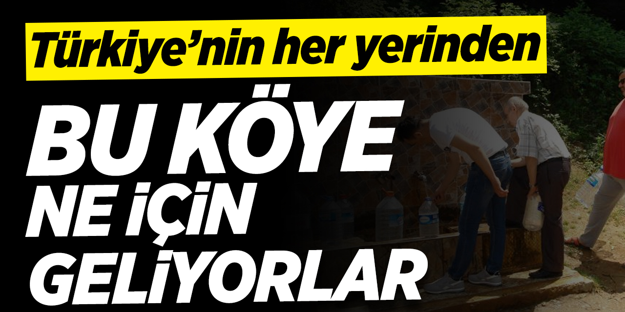 Türkiye'nin her yerinden bu köye ne için geliyorlar?